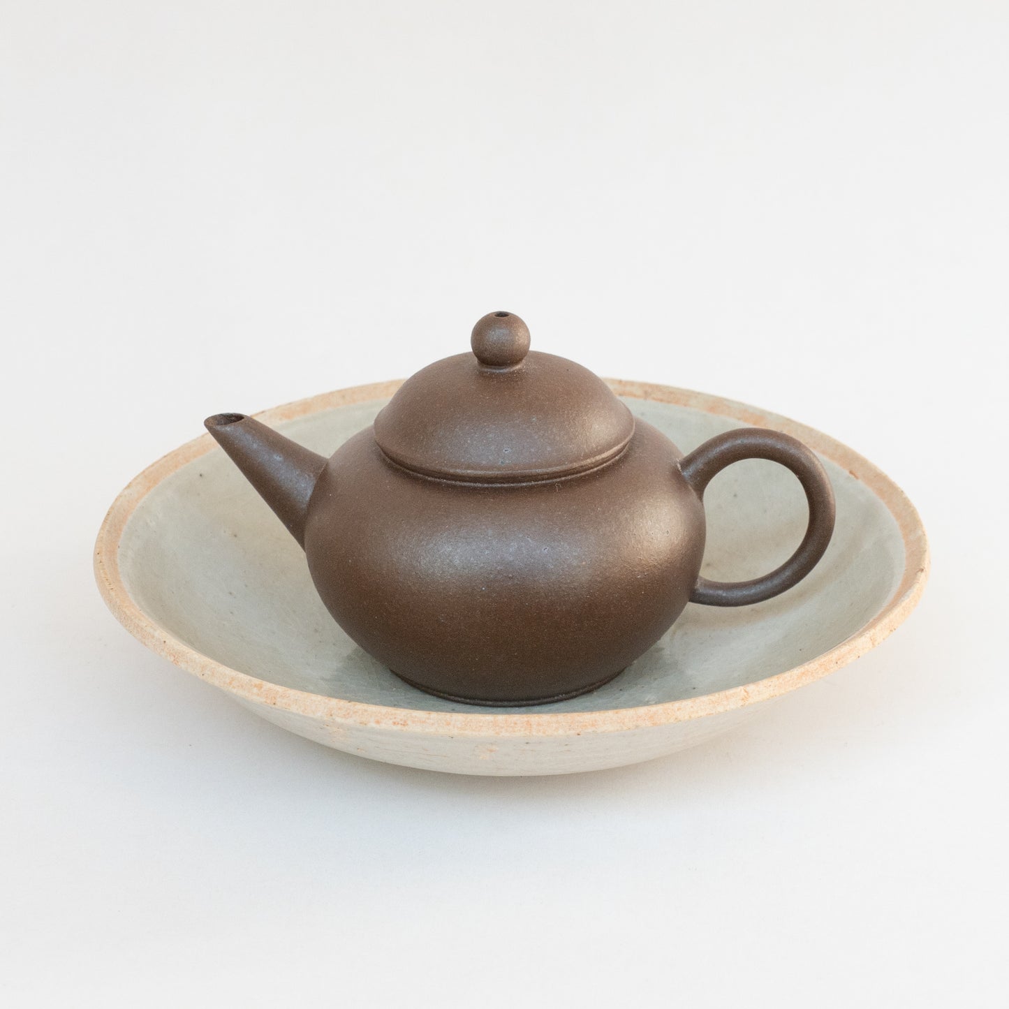 100ml Fang Xia - Wood Fired QingShuiNi Shui Ping Yixing Teapot