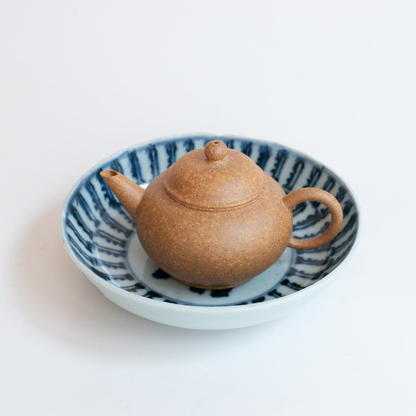 11.5cm Qing Dynasty Shouzi (Long Life) Plate