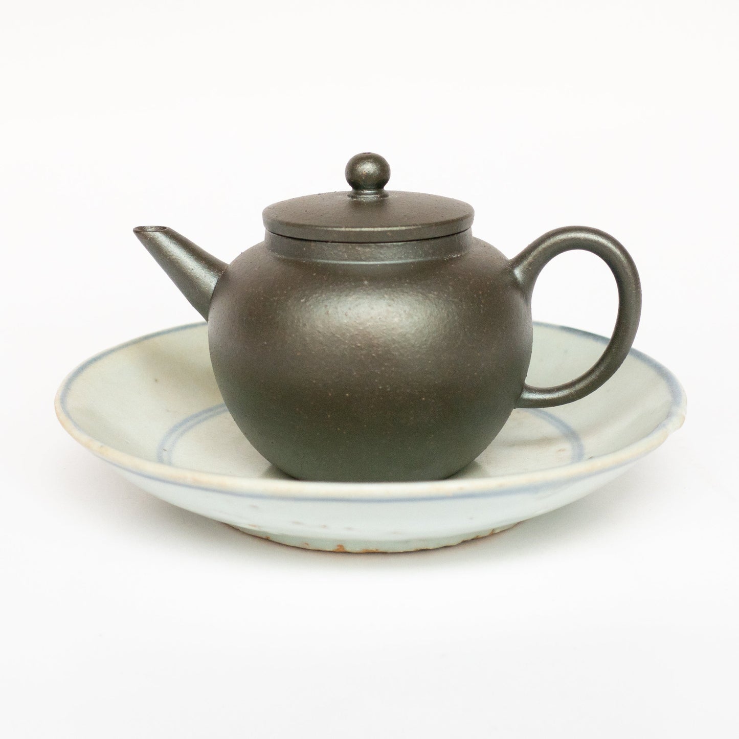 110ml Wood Fired Fang Xia - Zini Yuan Zhu (Round Pearl) Yixing Teapot