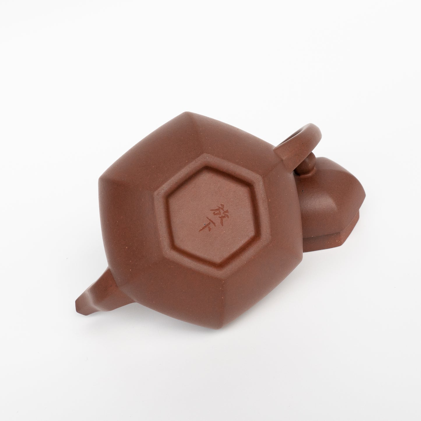 120ml Da Hongni Hexagonal Pear Shape Yixing Teapot