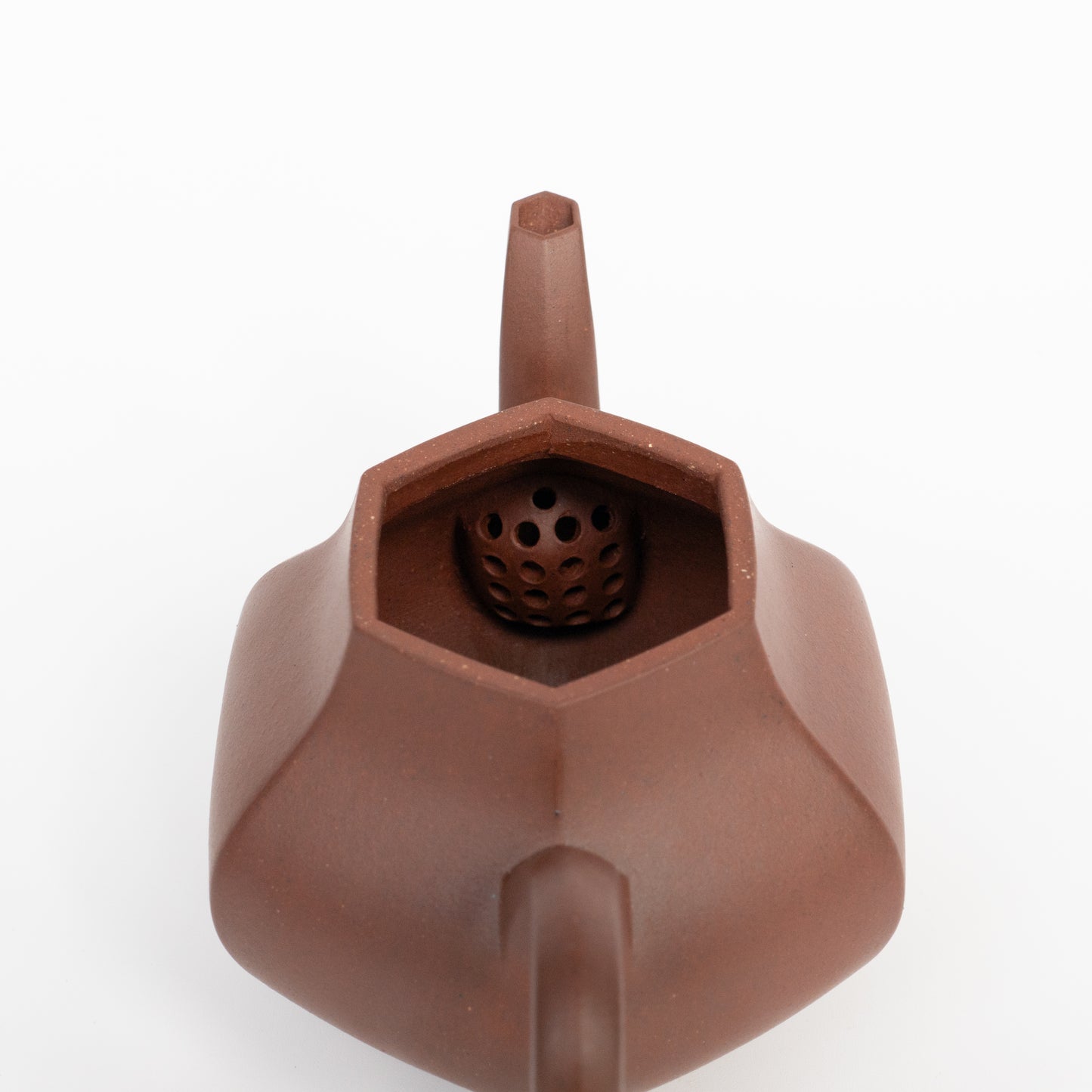 120ml Da Hongni Hexagonal Pear Shape Yixing Teapot