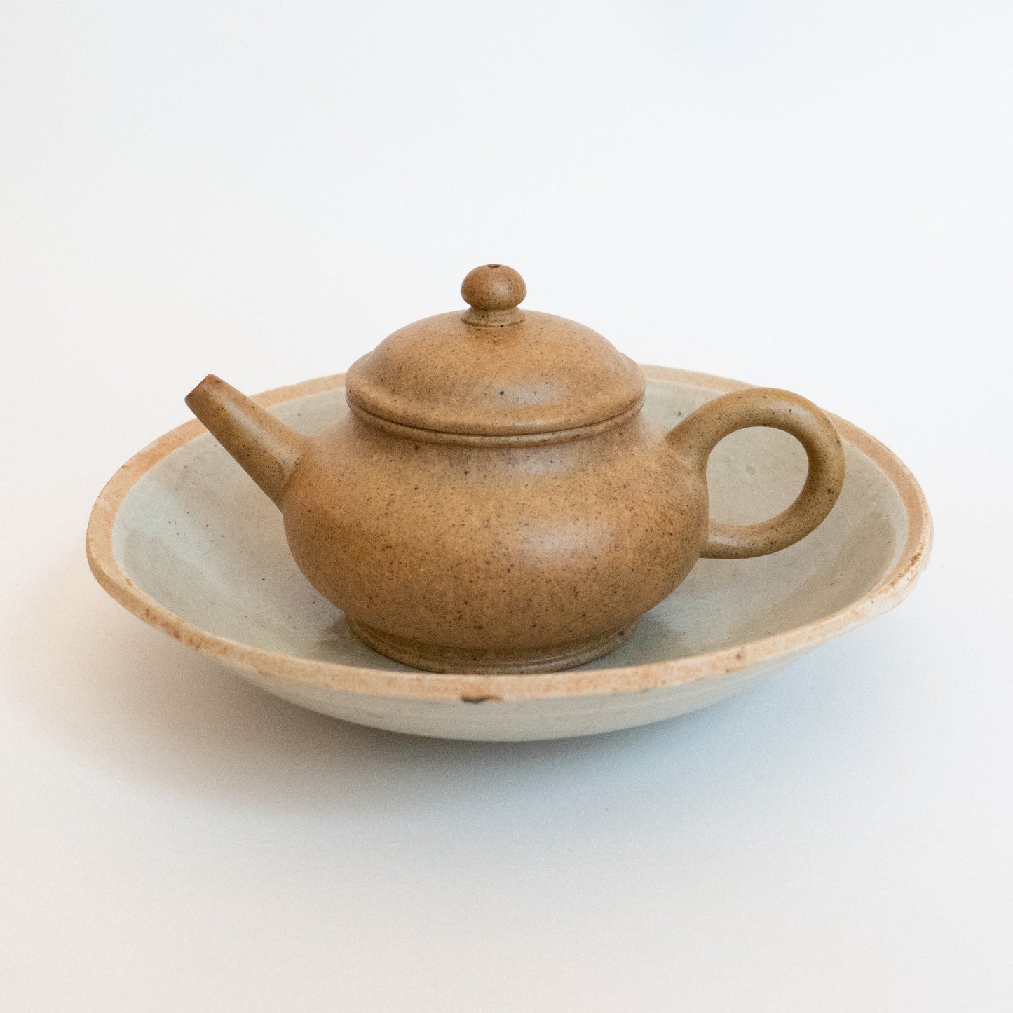 90ml Fang Xia - Wood Fired DuanNi Flat Shui Ping Yixing Teapot