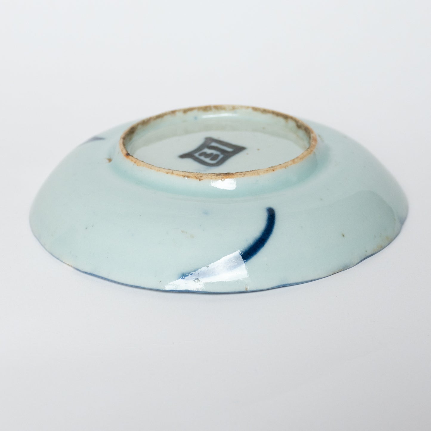 13.6cm Qing Dynasty Bird Plate V