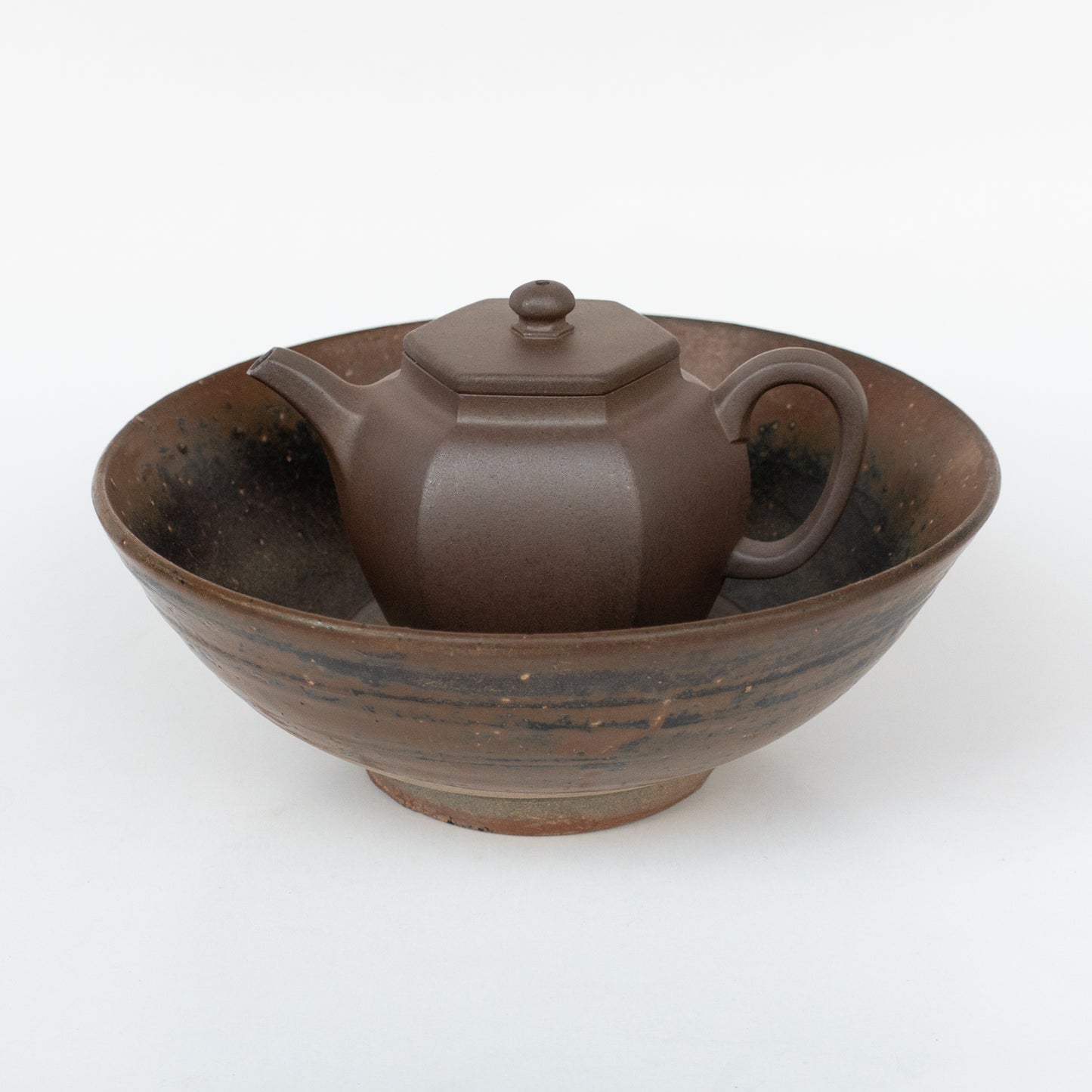 15.6cm Song Dynasty Black Bowl/Teapot Stand