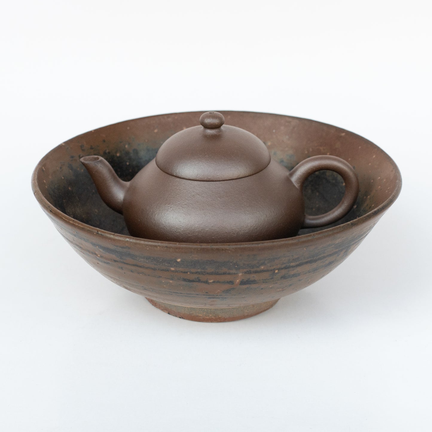 15.6cm Song Dynasty Black Bowl/Teapot Stand