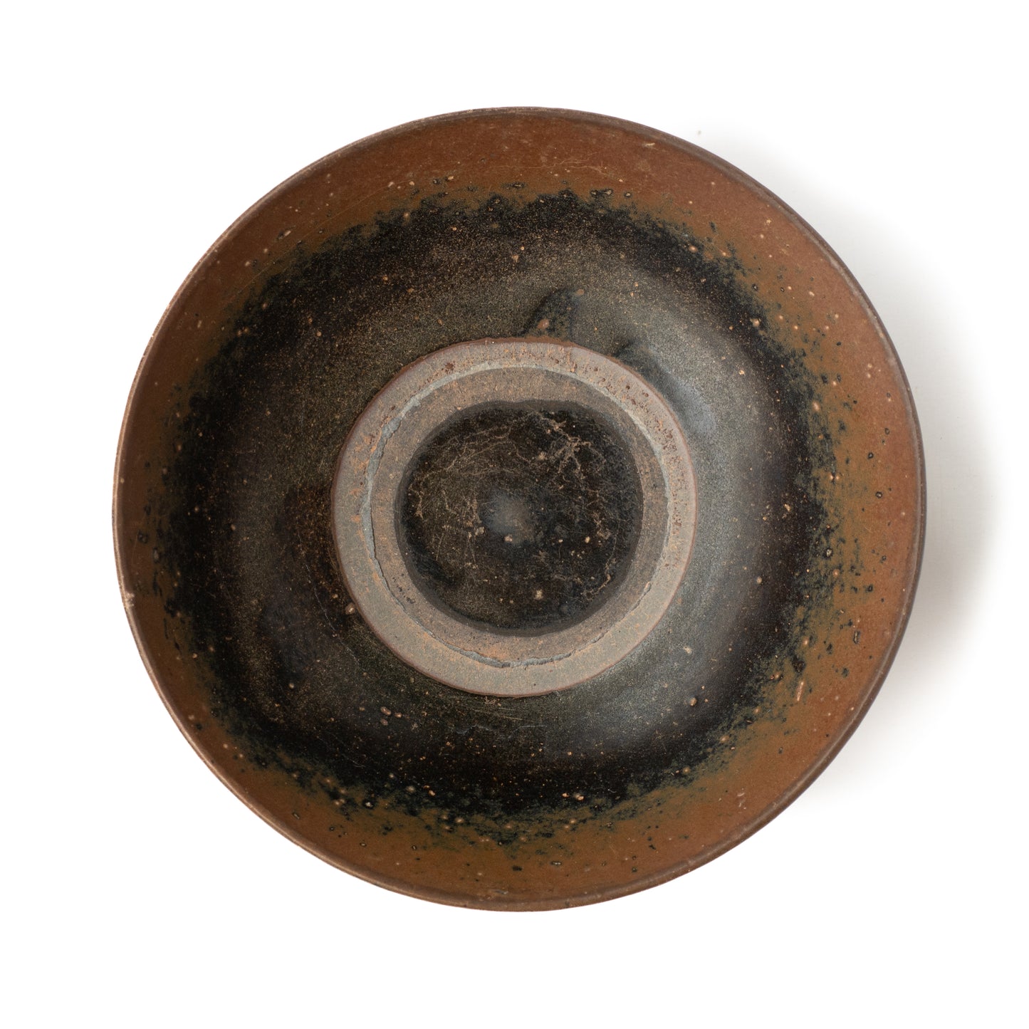15.6cm Song Dynasty Black Bowl/Teapot Stand