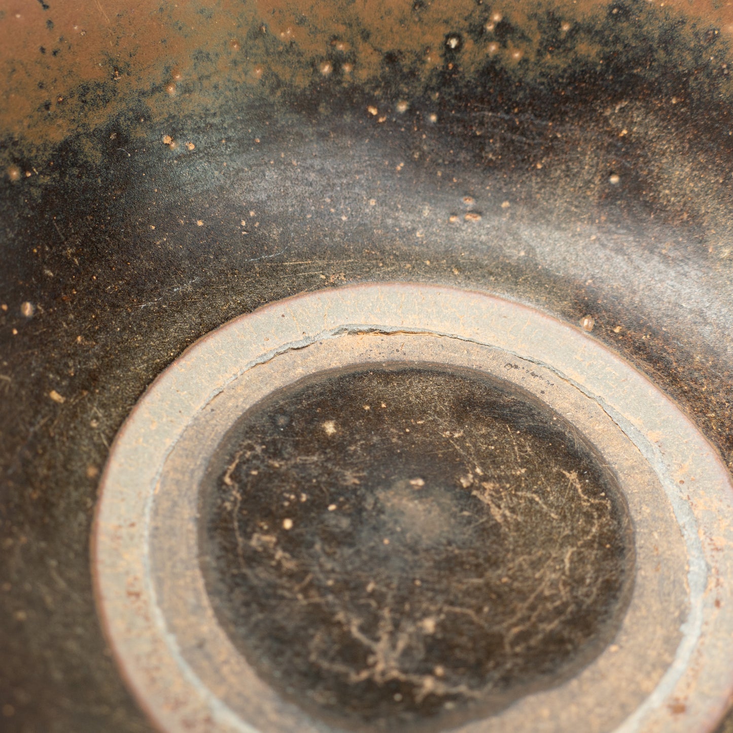 15.6cm Song Dynasty Black Bowl/Teapot Stand
