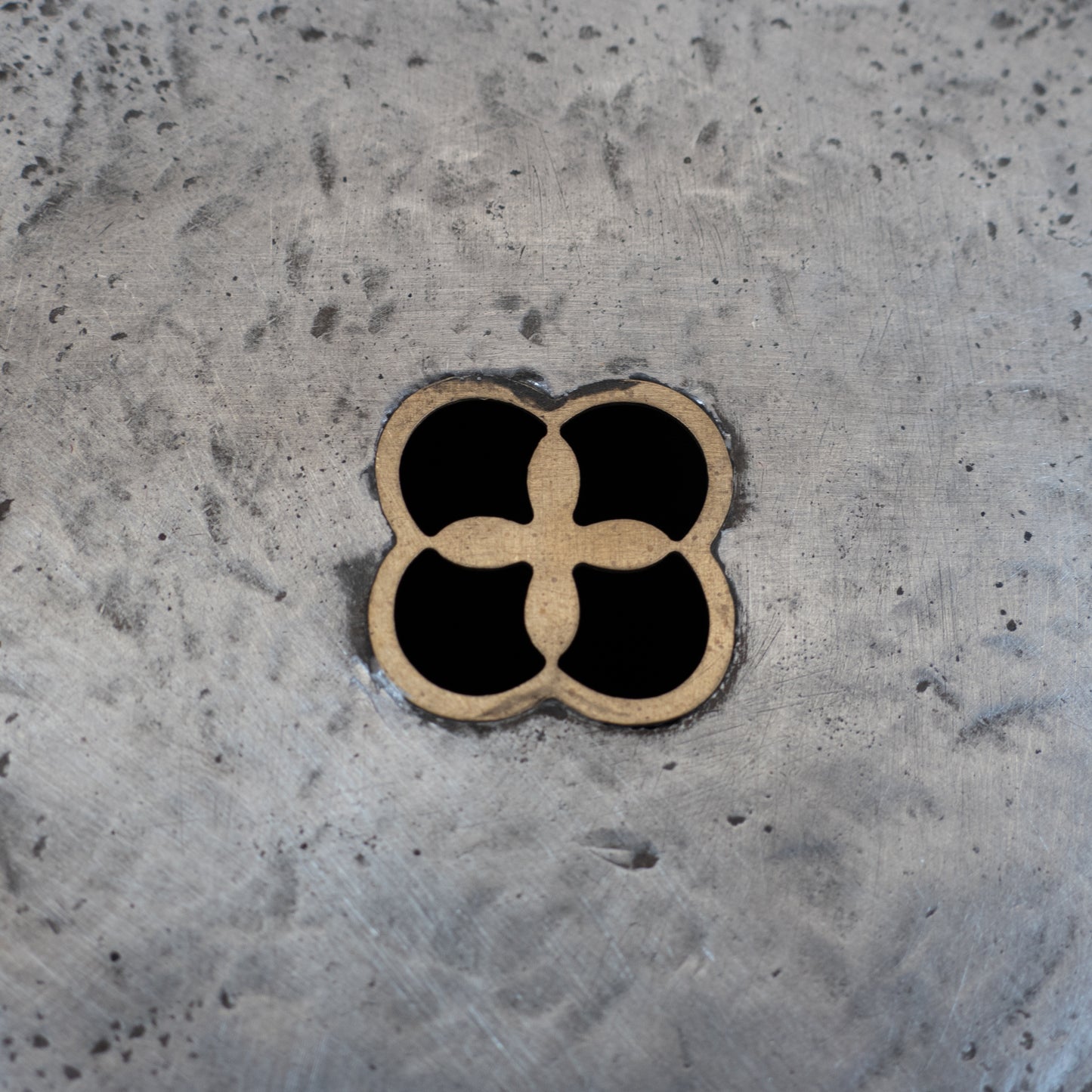 20cm Antique Huaning Handmade Tea Tray