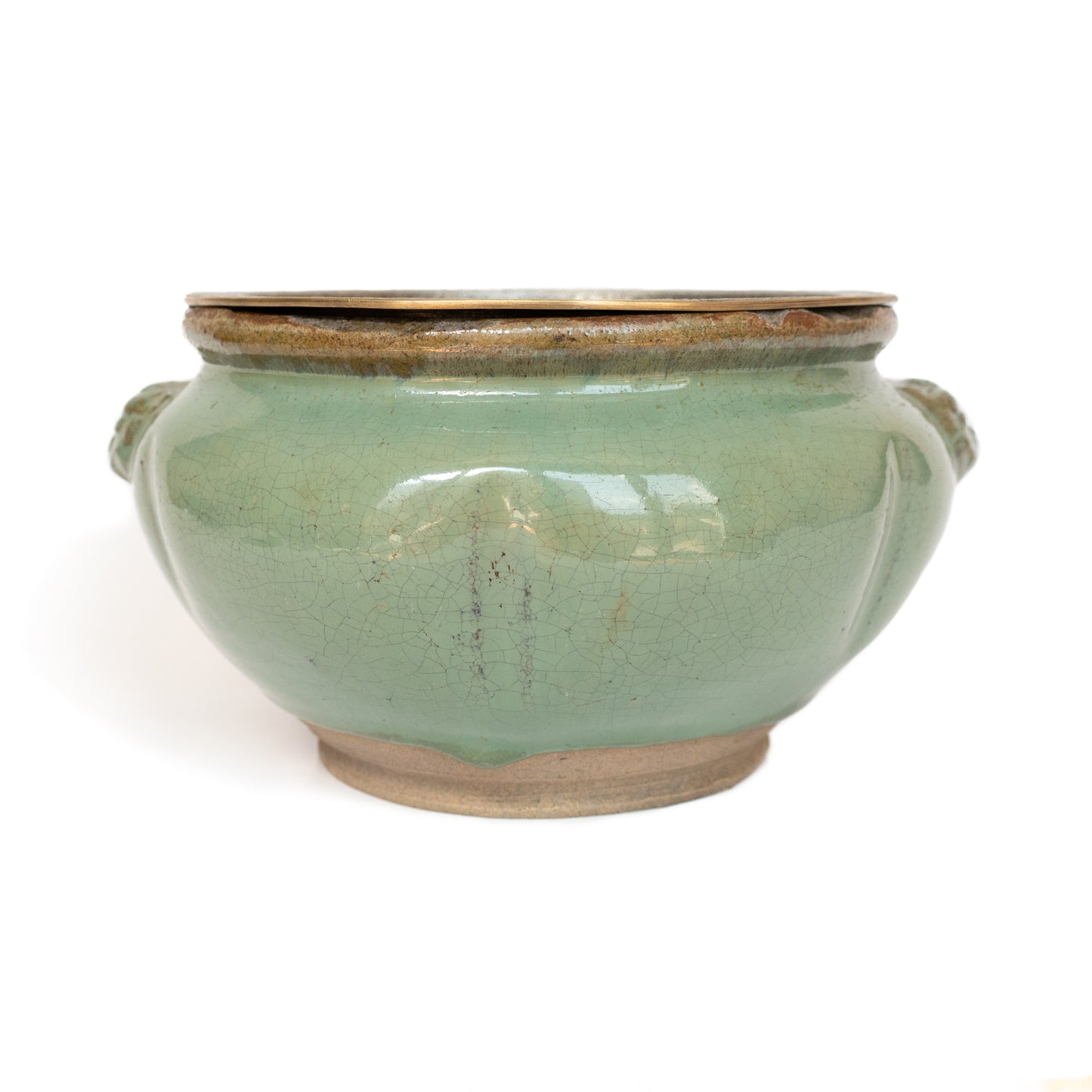 20cm Antique Huaning Handmade Tea Tray
