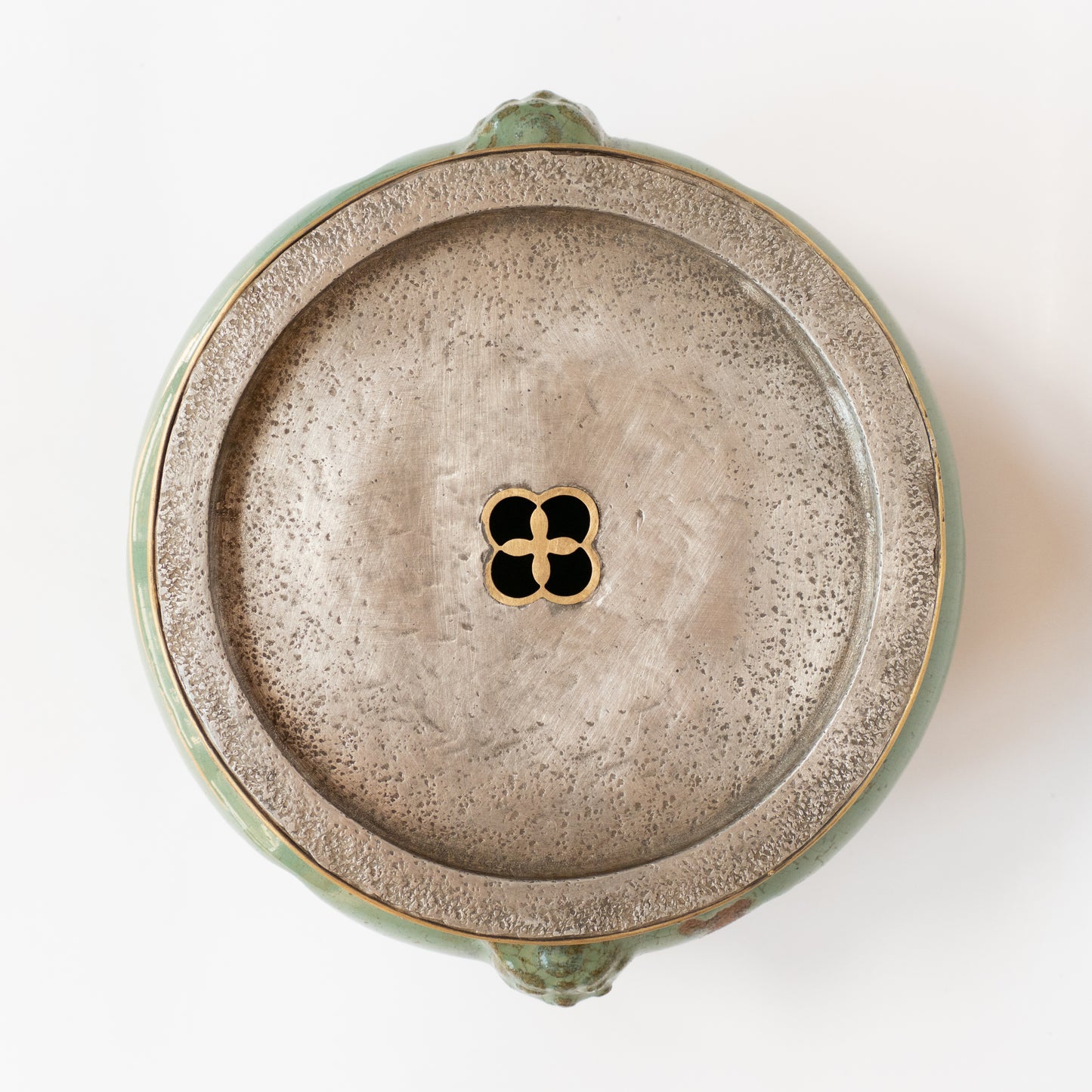20cm Antique Huaning Handmade Tea Tray