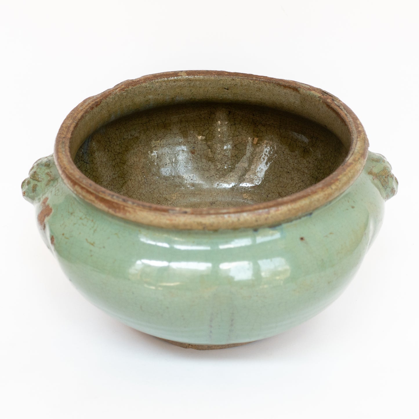 20cm Antique Huaning Handmade Tea Tray