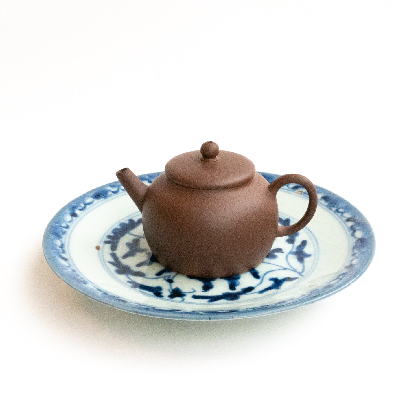 Qing Dynasty Plate Small (Flower II)