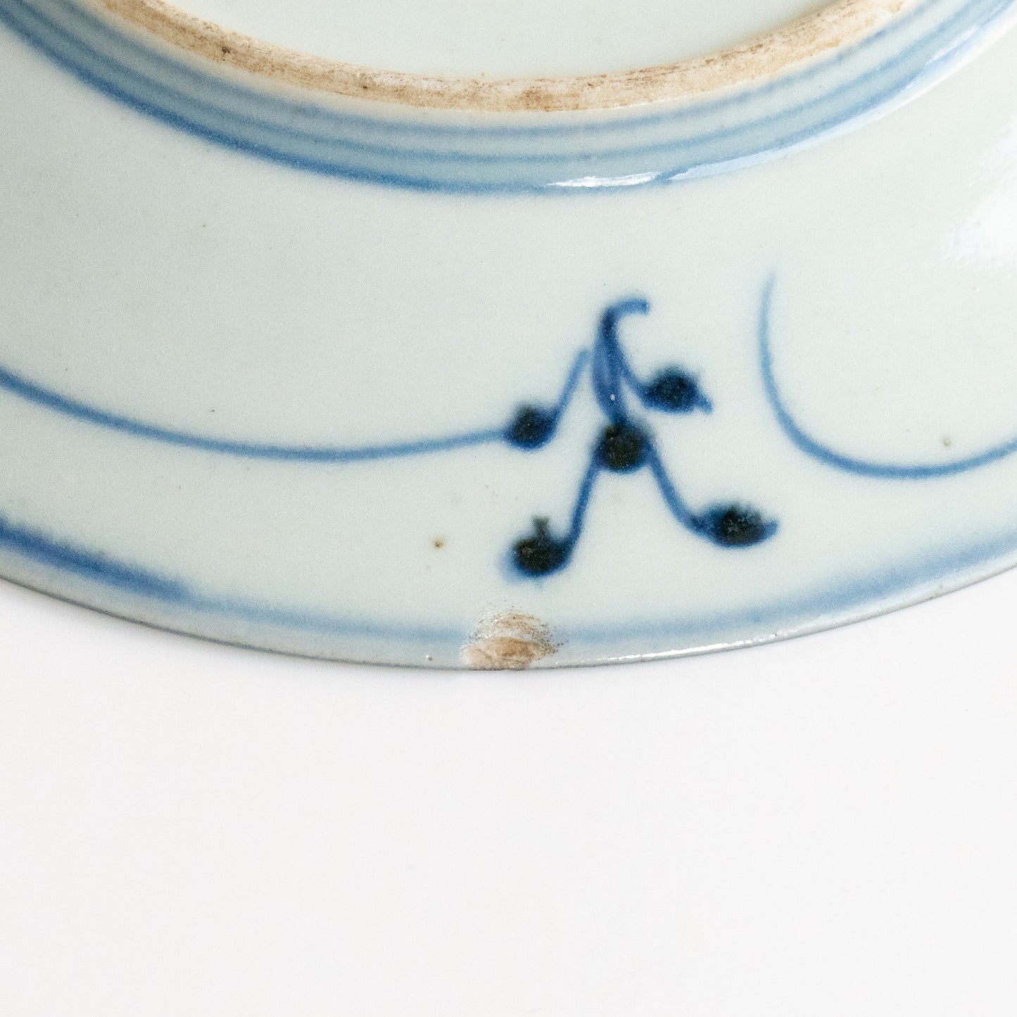Qing Dynasty Plate Small (Flower II)