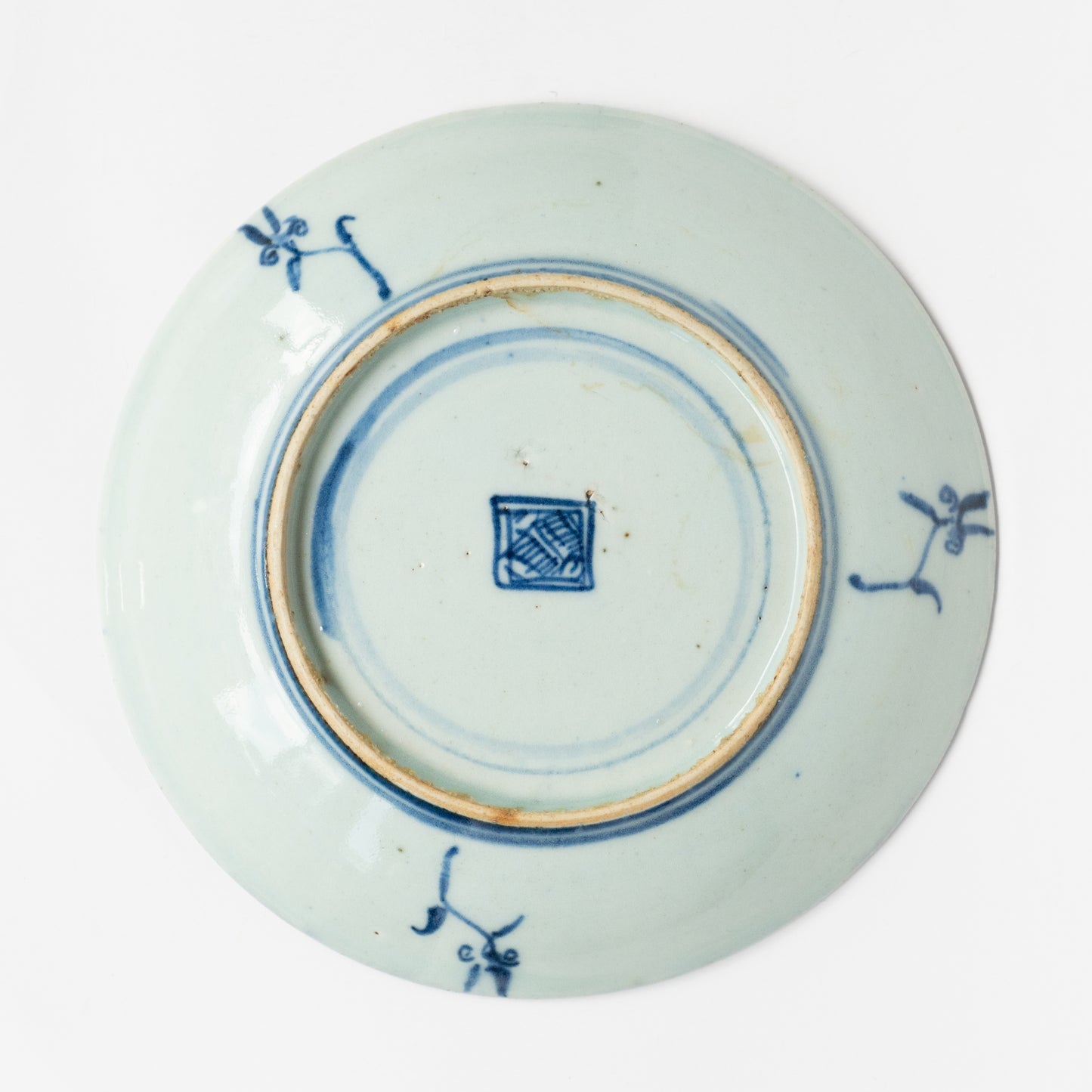 18.1cm Qing Dynasty Lingzhi Plate/Teaboat