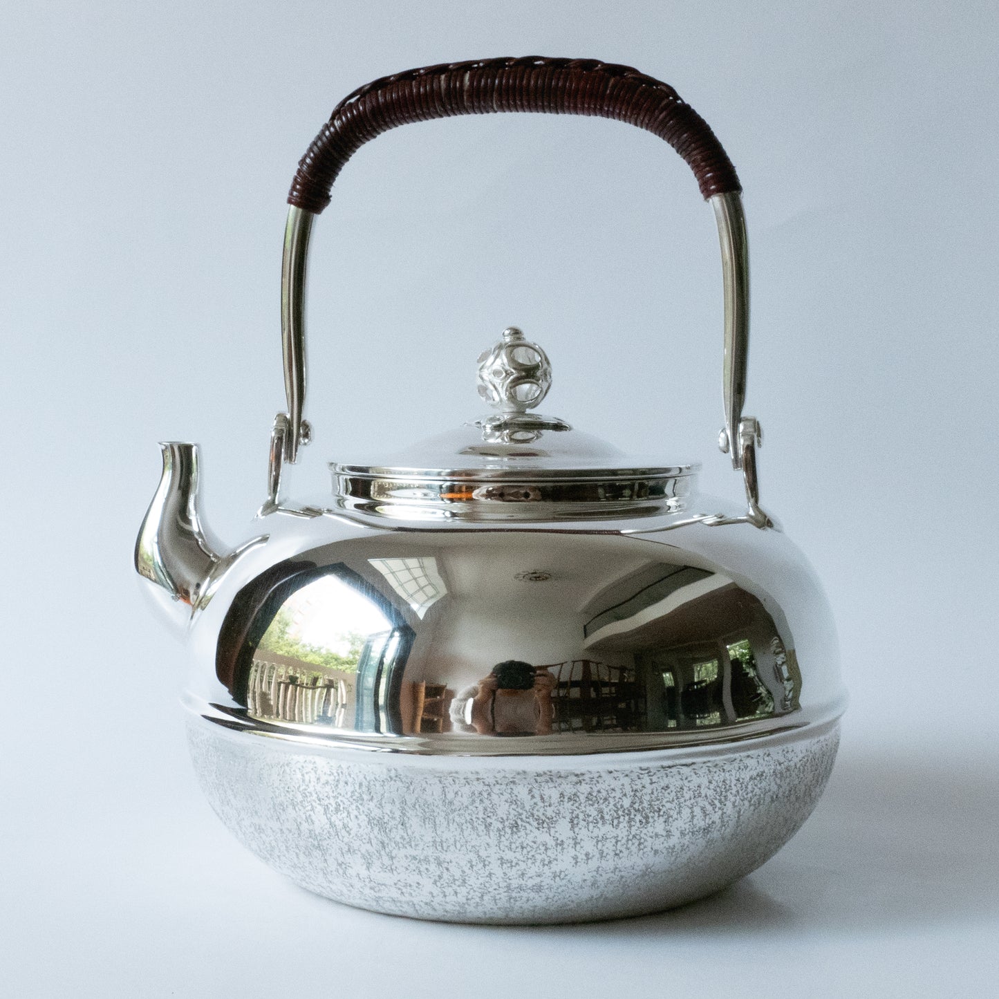 1L Handmade Silver Kettle