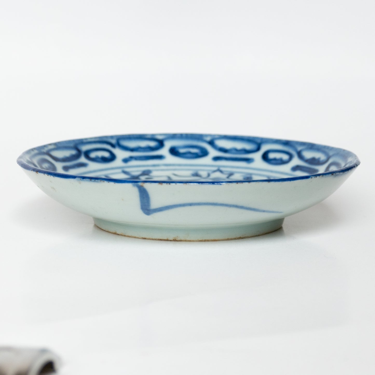 14cm Qing Dynasty Bird Plate VI