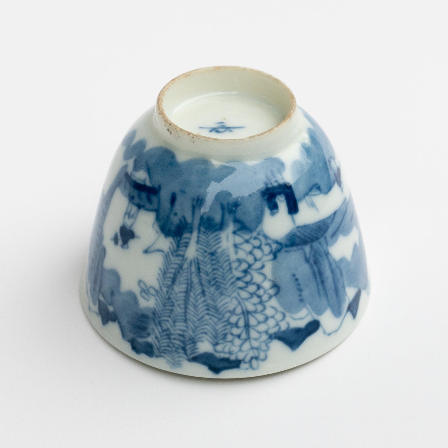 85-90ml Qing Dynasty "Fishermen" Cup