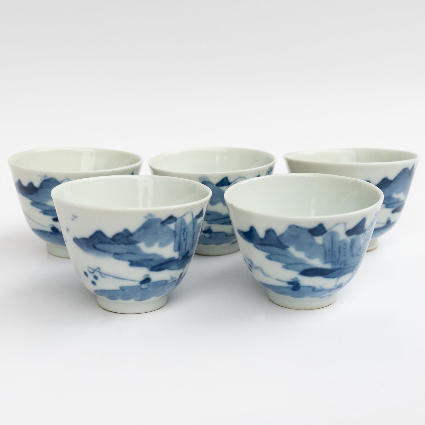 85-90ml Qing Dynasty "Fishermen" Cup