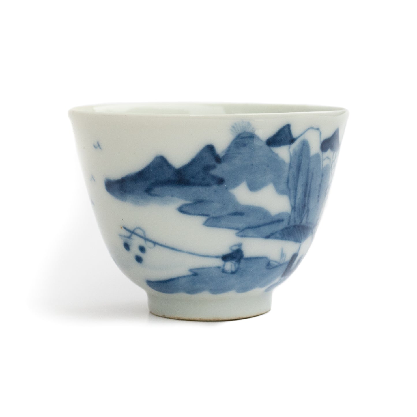 85-90ml Qing Dynasty "Fishermen" Cup