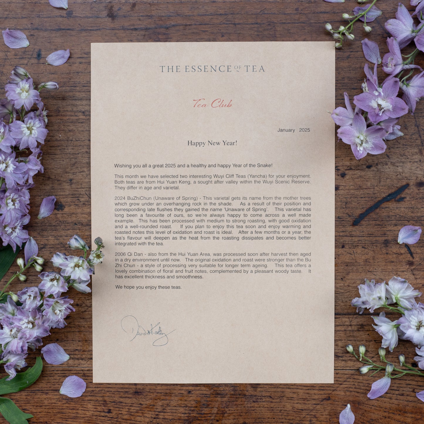 2025/01 January Teaclub Parcel - HuiYuanKeng Area Yancha