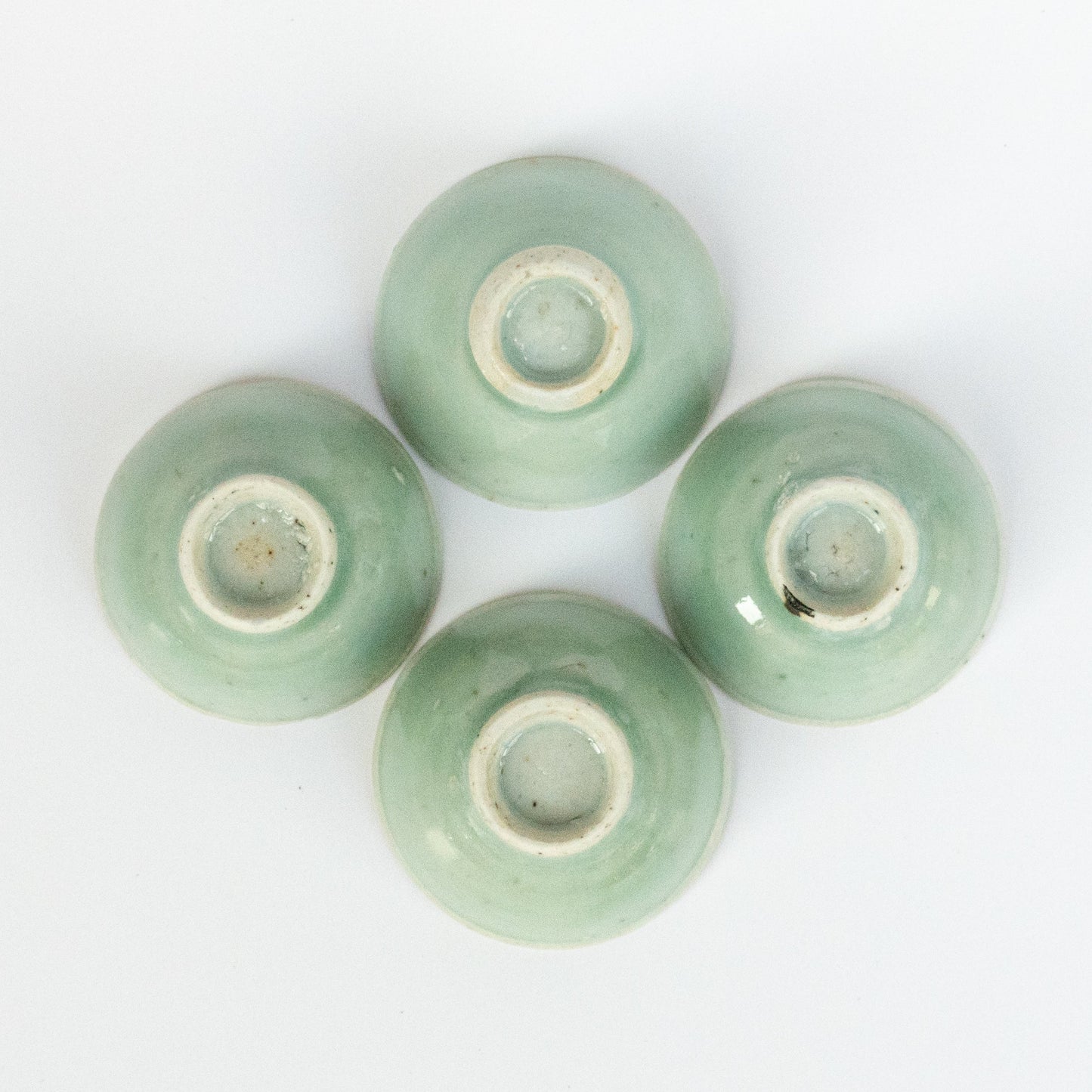 25ml Qing Dynasty Douqing (Green) Antique Cup