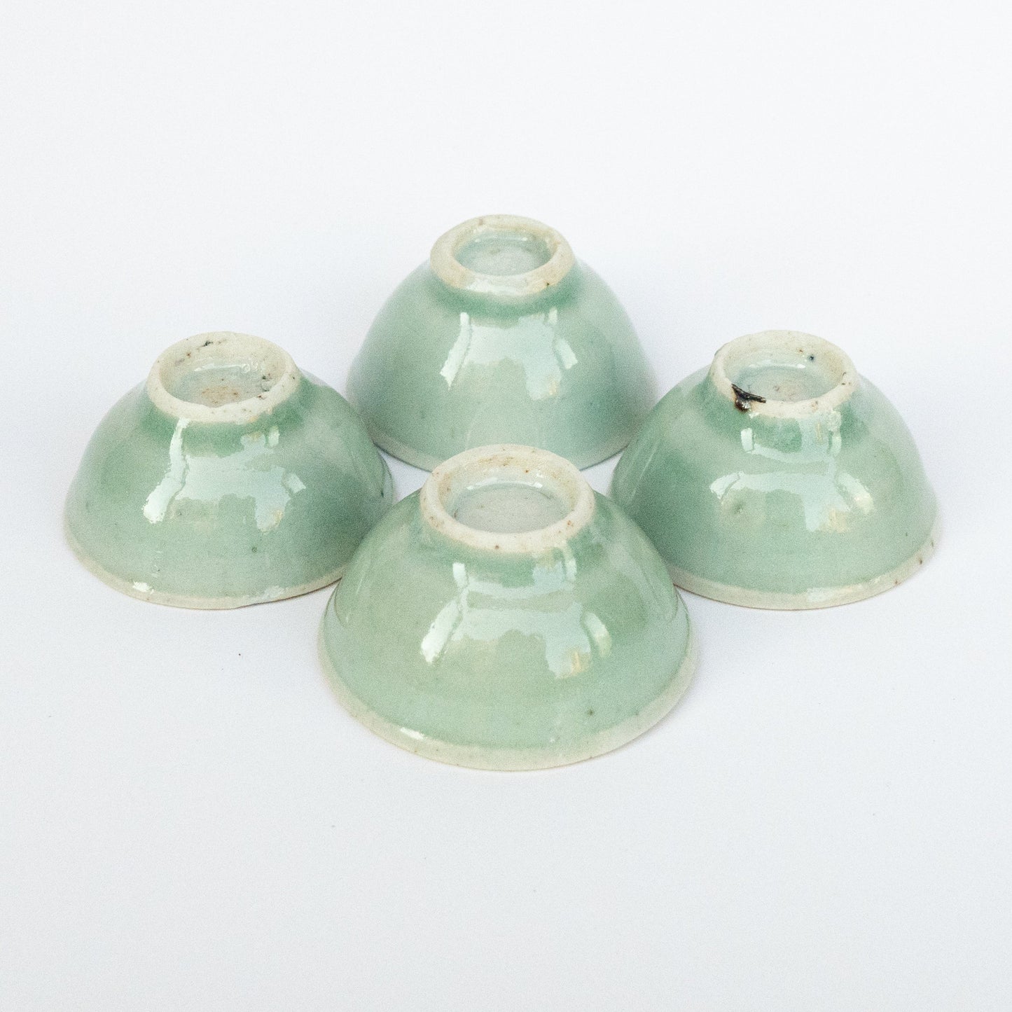 25ml Qing Dynasty Douqing (Green) Antique Cup