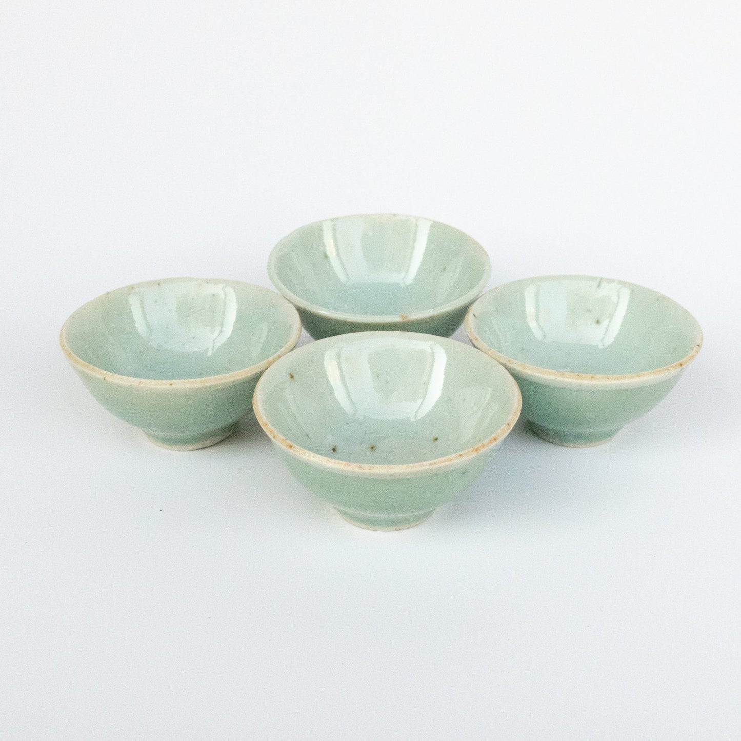 25ml Qing Dynasty Douqing (Green) Antique Cup