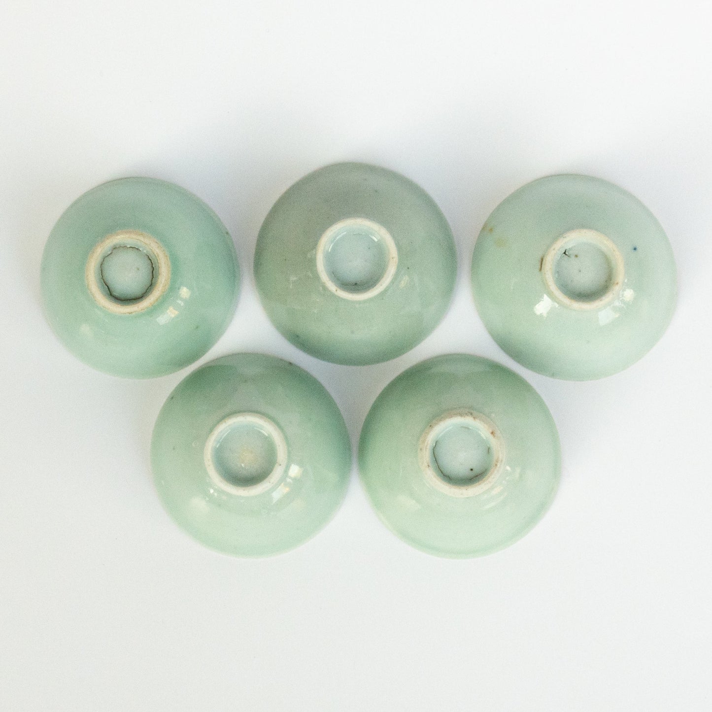 30ml-40ml Qing Dynasty Douqing (Green) Antique Cup