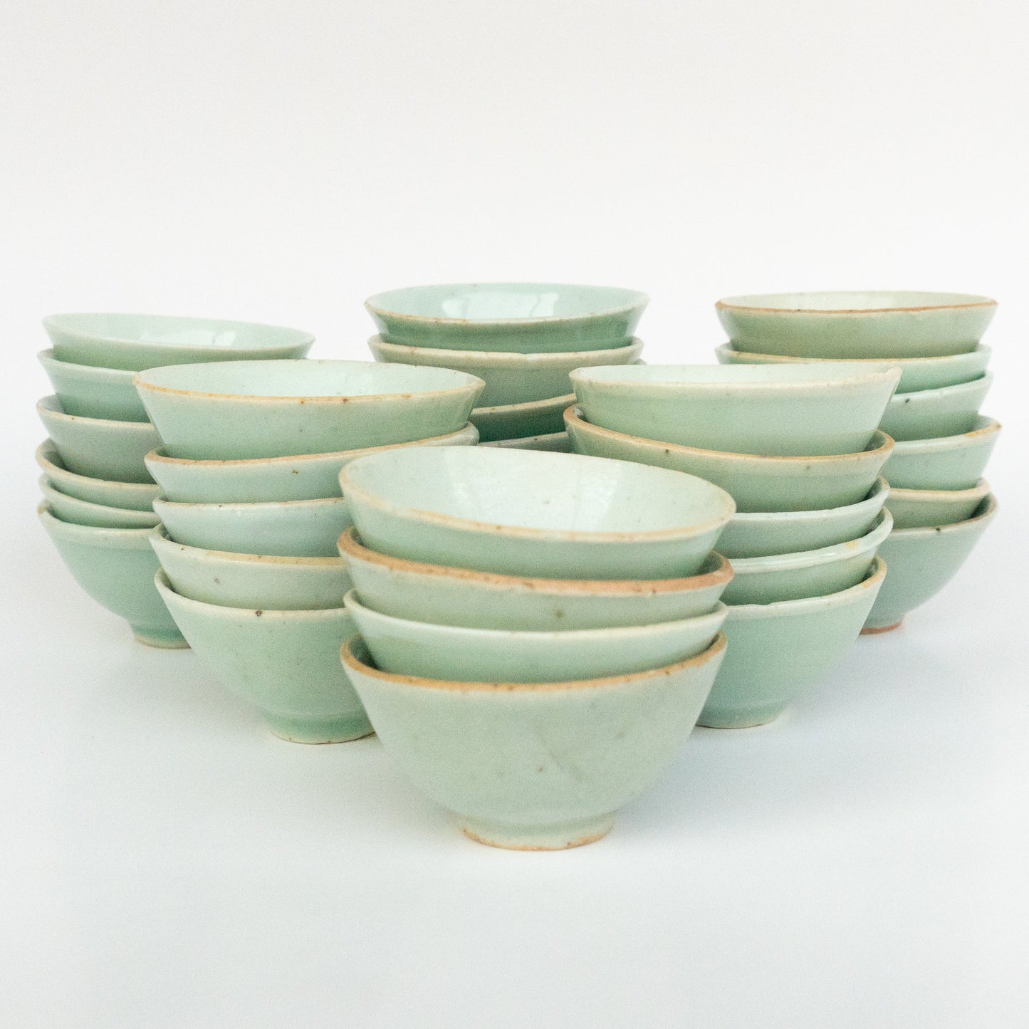 30ml-40ml Qing Dynasty Douqing (Green) Antique Cup