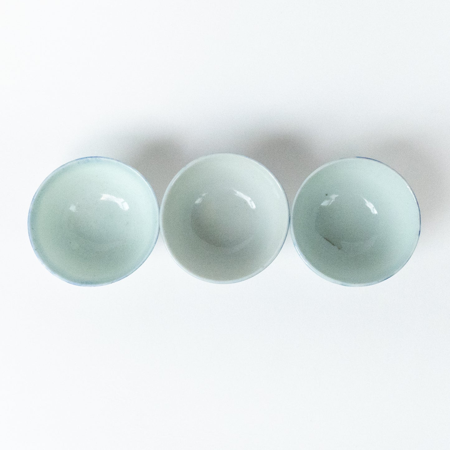 30-40ml Late Qing Dynasty Large Blue Line Cup