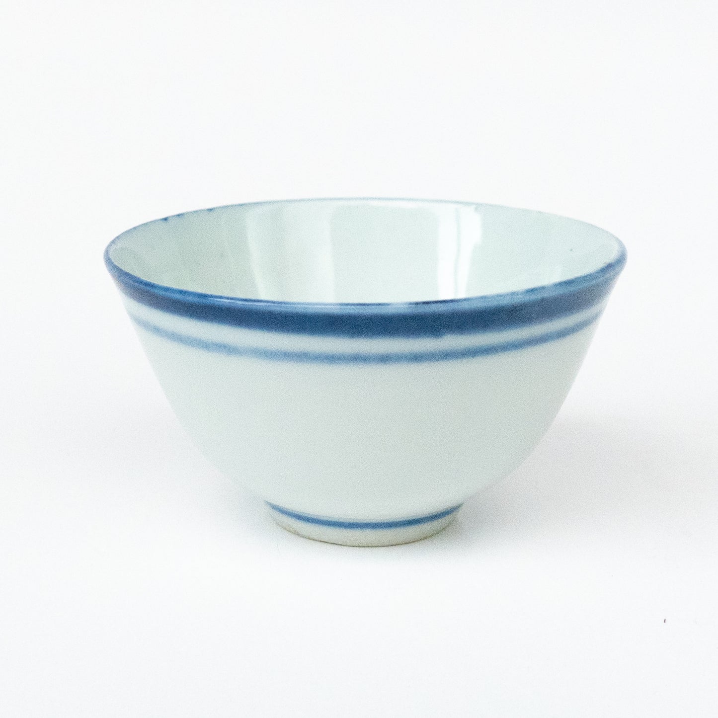 30-40ml Late Qing Dynasty Large Blue Line Cup