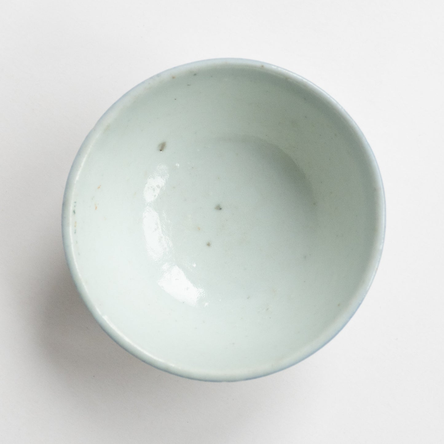 45ml Late Qing Dynasty Blue Line Cup
