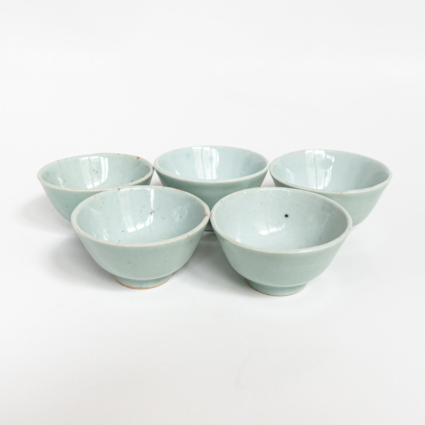 50-55ml Qing Dynasty Douqing (Green) Antique Cup