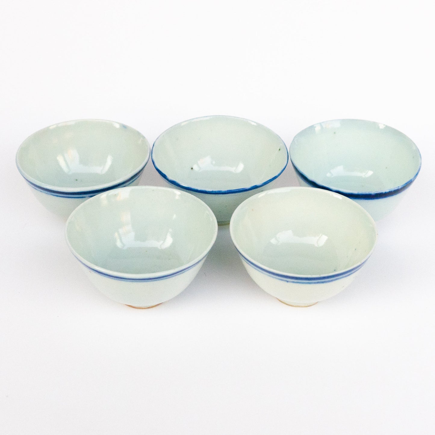 50ml-60ml Late Qing Dynasty Blue Line Cup