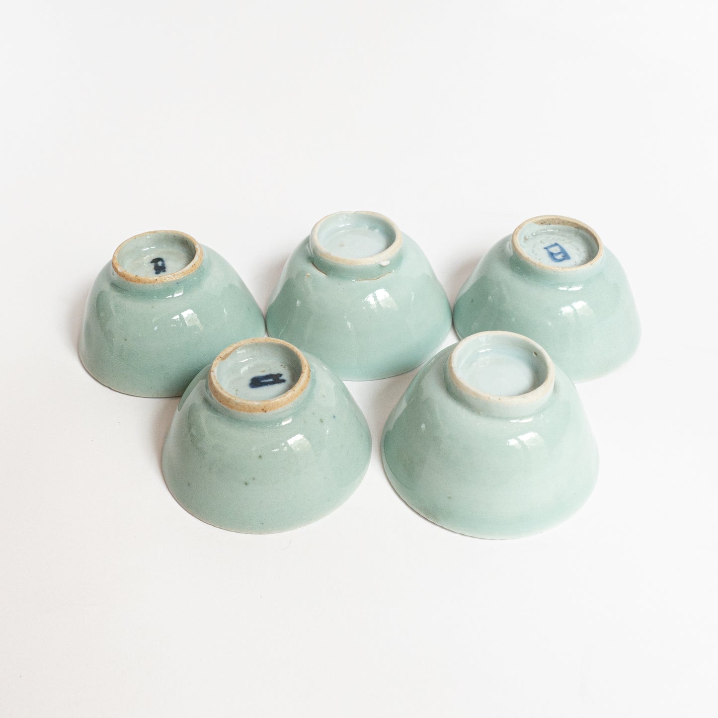 50-55ml Qing Dynasty Douqing (Green) Antique Cup
