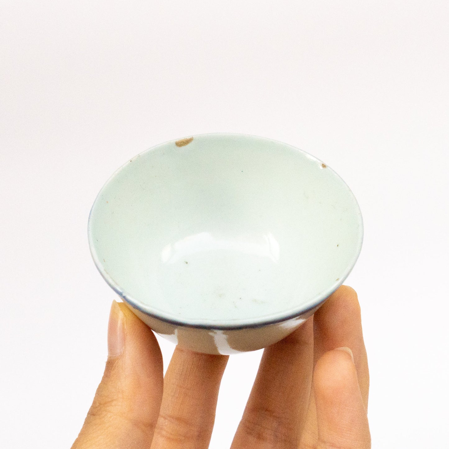 50ml-60ml Late Qing Dynasty Blue Line Cup