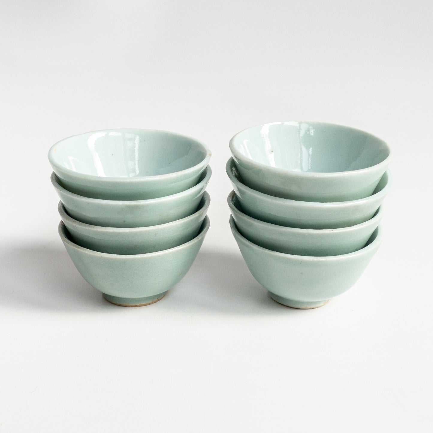 50-55ml Qing Dynasty Douqing (Green) Antique Cup