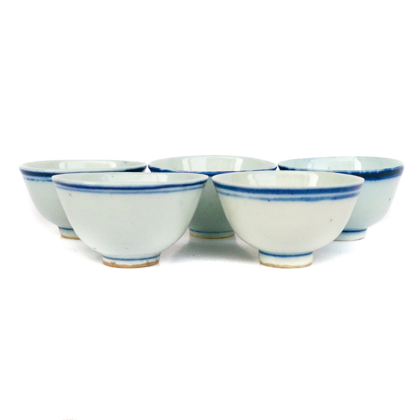 50ml-60ml Late Qing Dynasty Blue Line Cup