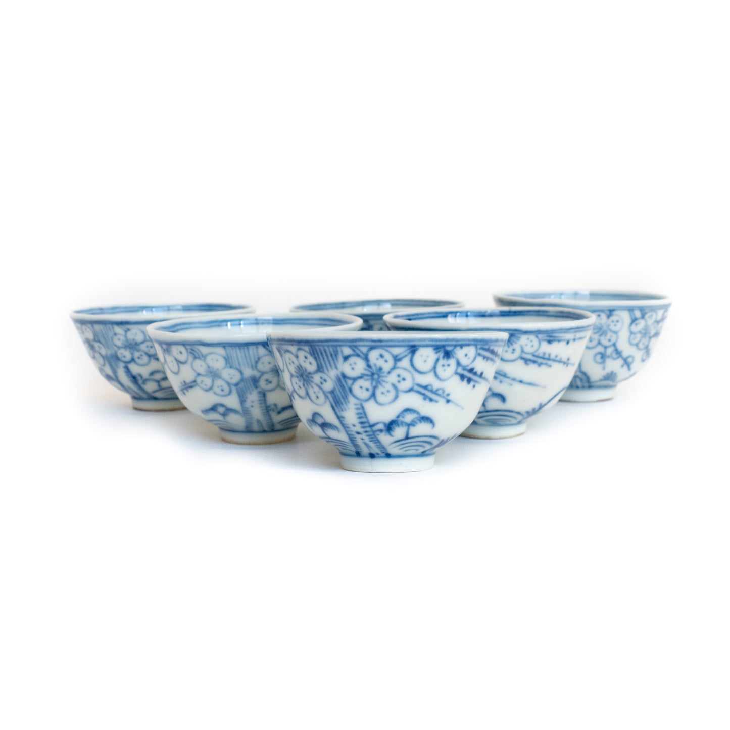 45-60ml Qing Dynasty Cherry Blossom Cup