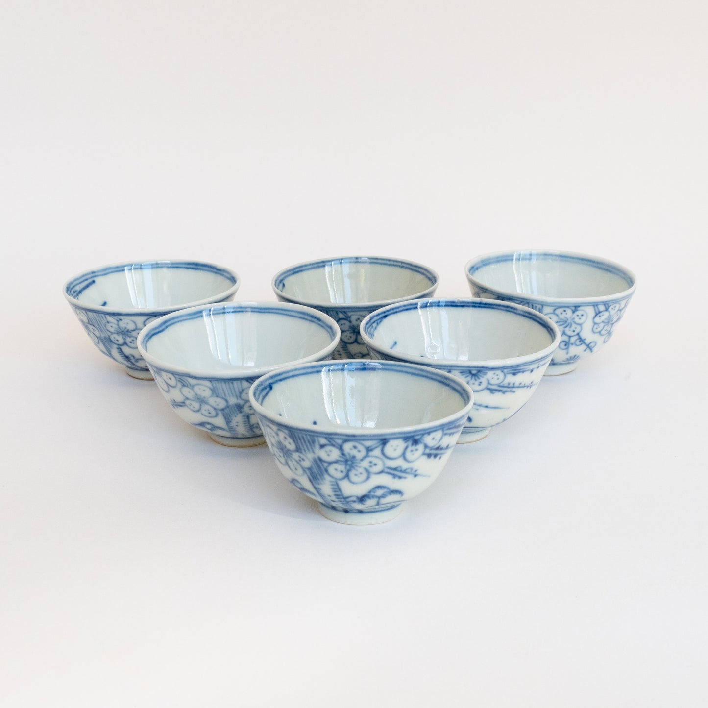 45-60ml Qing Dynasty Cherry Blossom Cup
