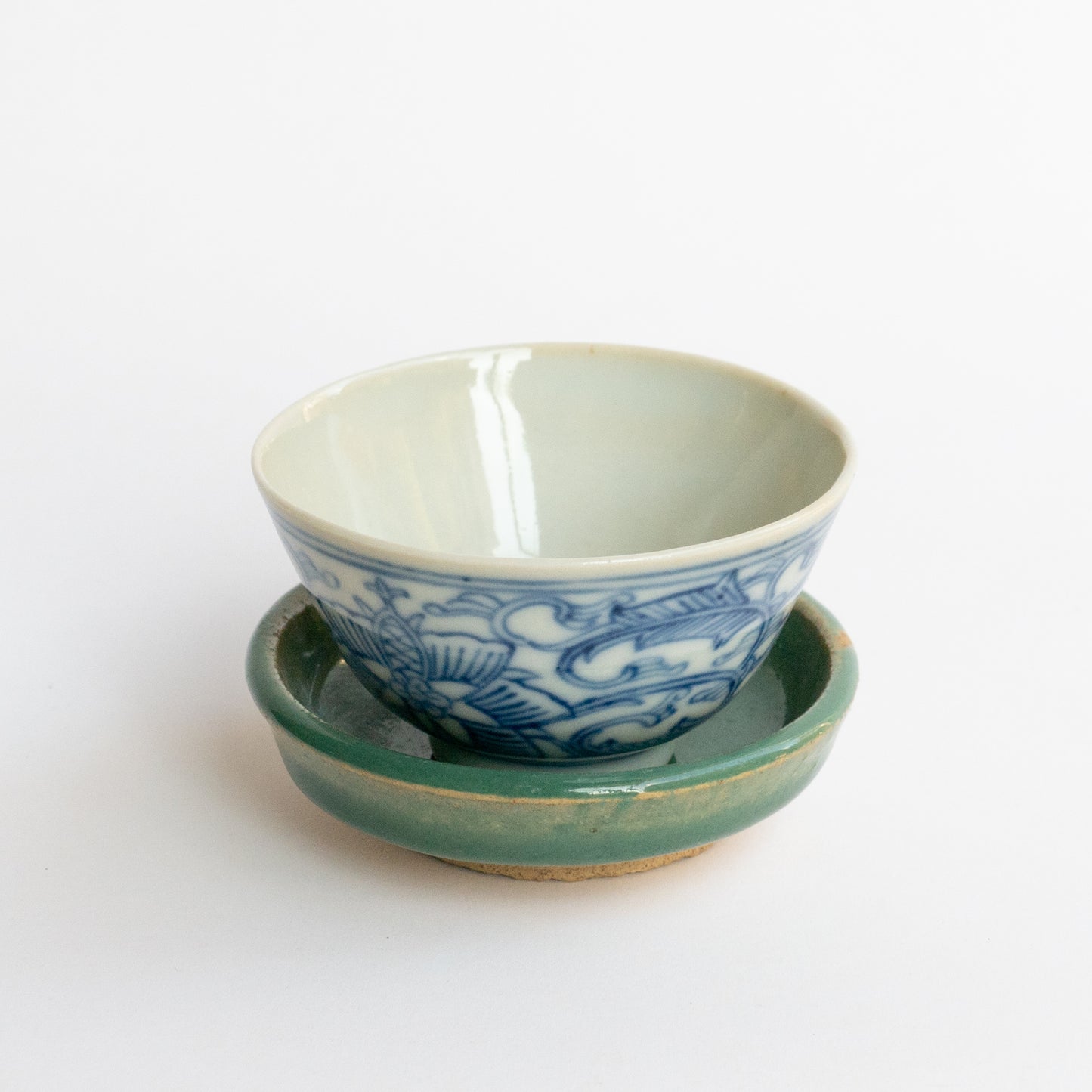 Late Qing Huaning Cup Saucer
