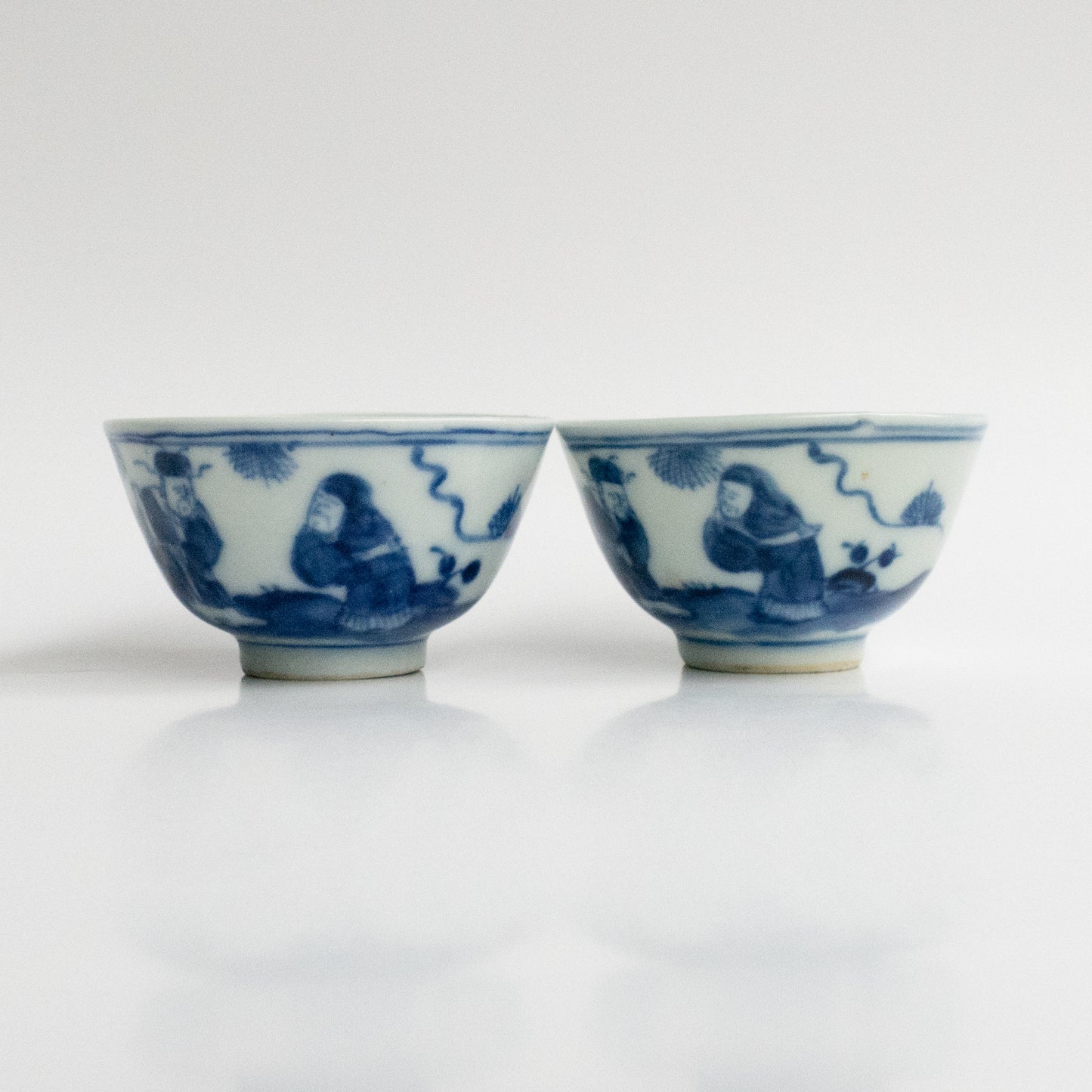 45ml Qing Dynasty Sanxing Antique Cups (福禄寿杯)