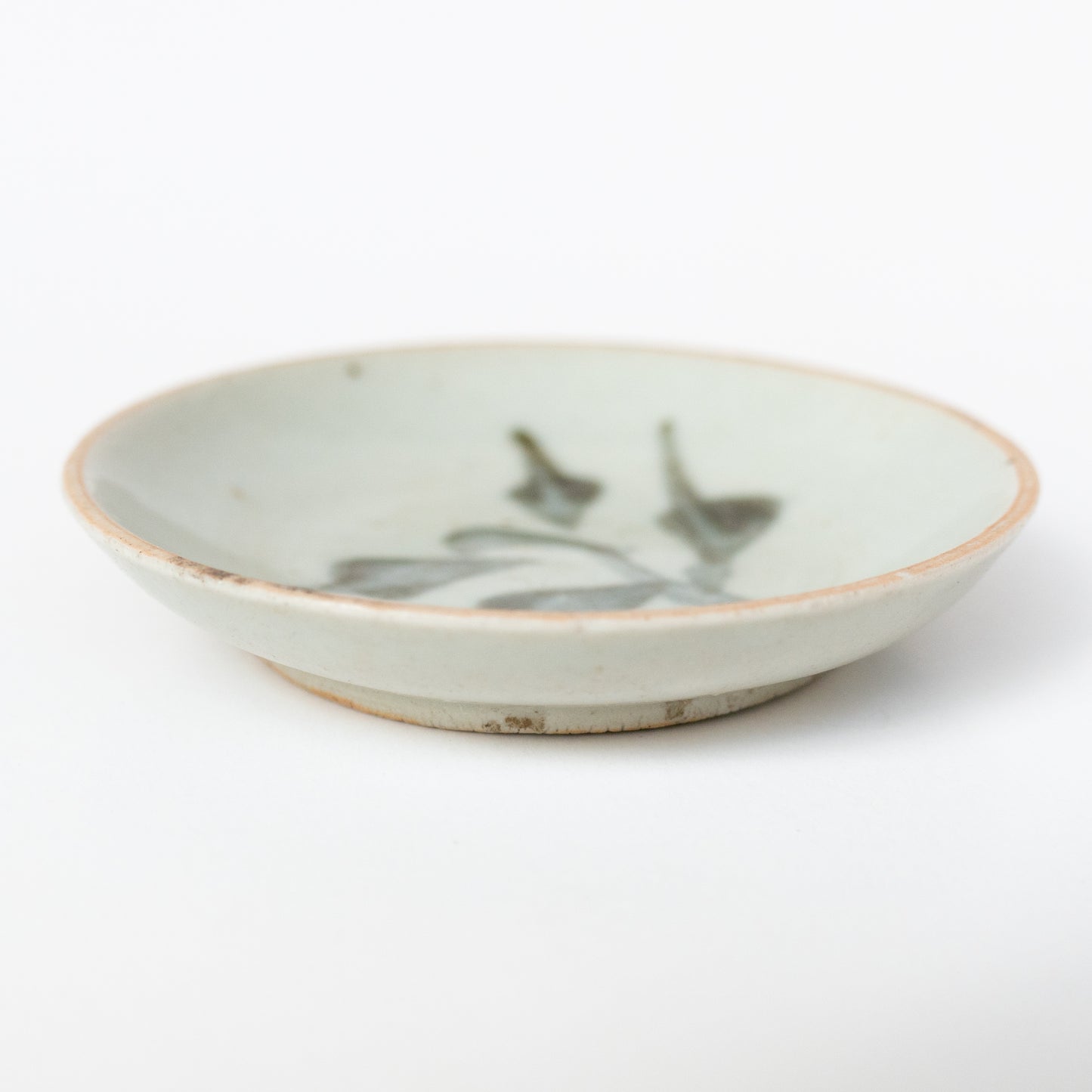 7.3cm Qing Dynasty Flower Cup Saucer