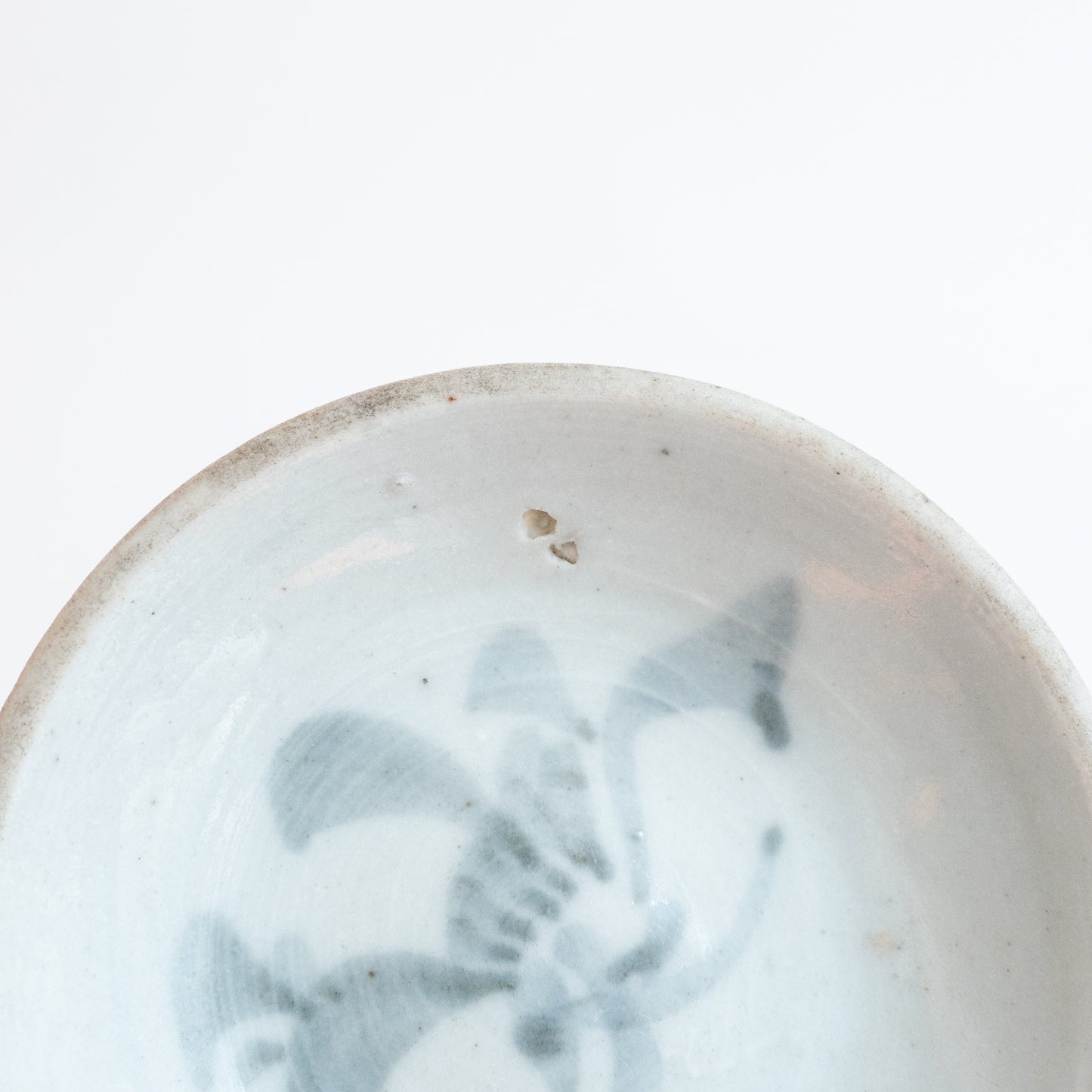 7.5-7.8cm Qing Dynasty Flower Cup Saucers (Pair)