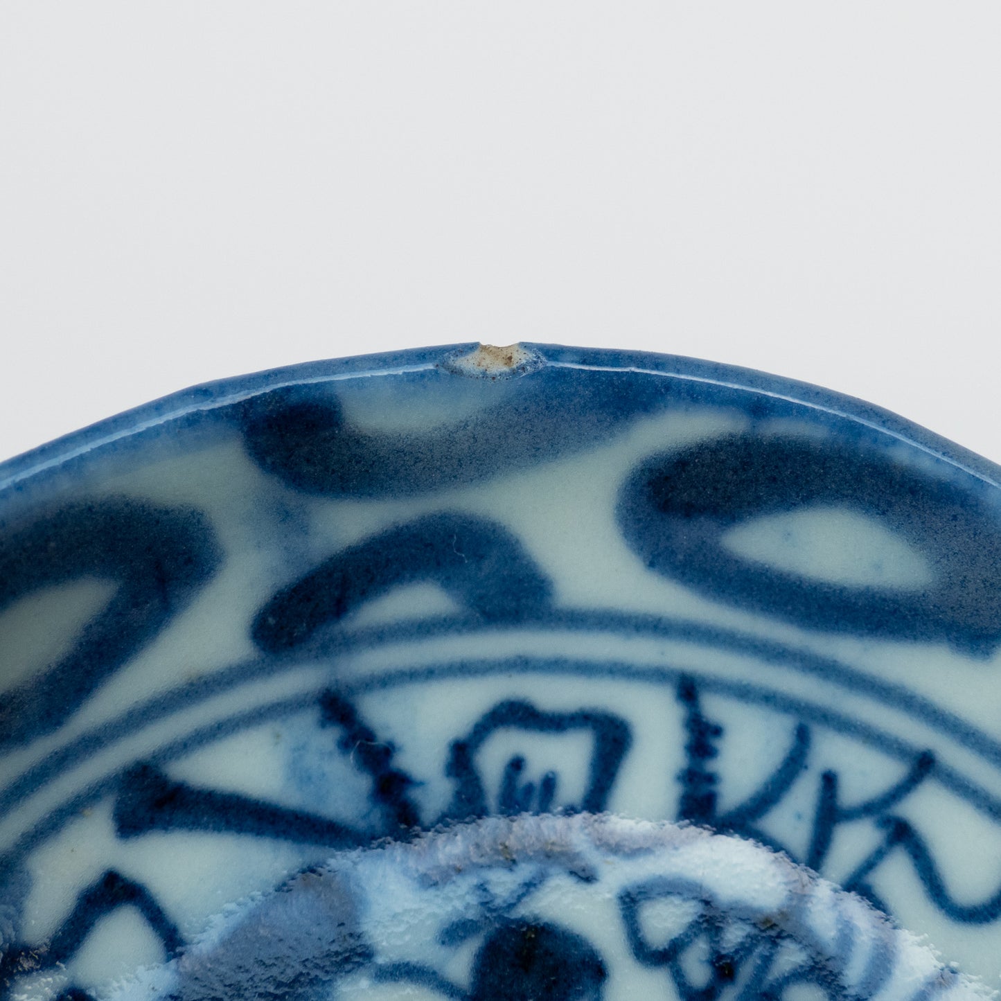 8-8.4cm Qing Dynasty Bird Cup Saucer