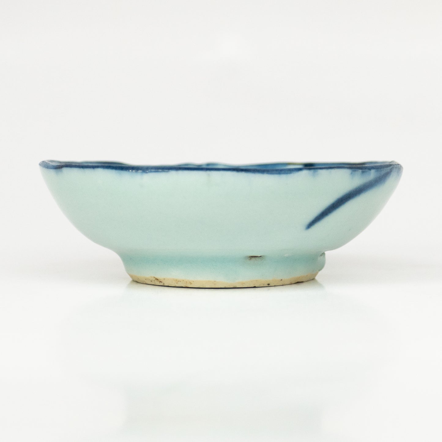 8-8.4cm Qing Dynasty Bird Cup Saucer