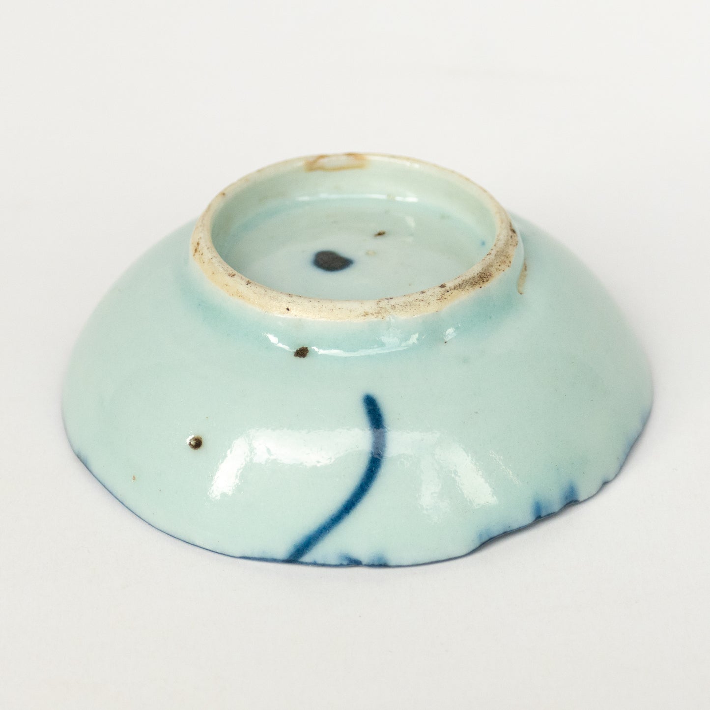 8-8.4cm Qing Dynasty Bird Cup Saucer