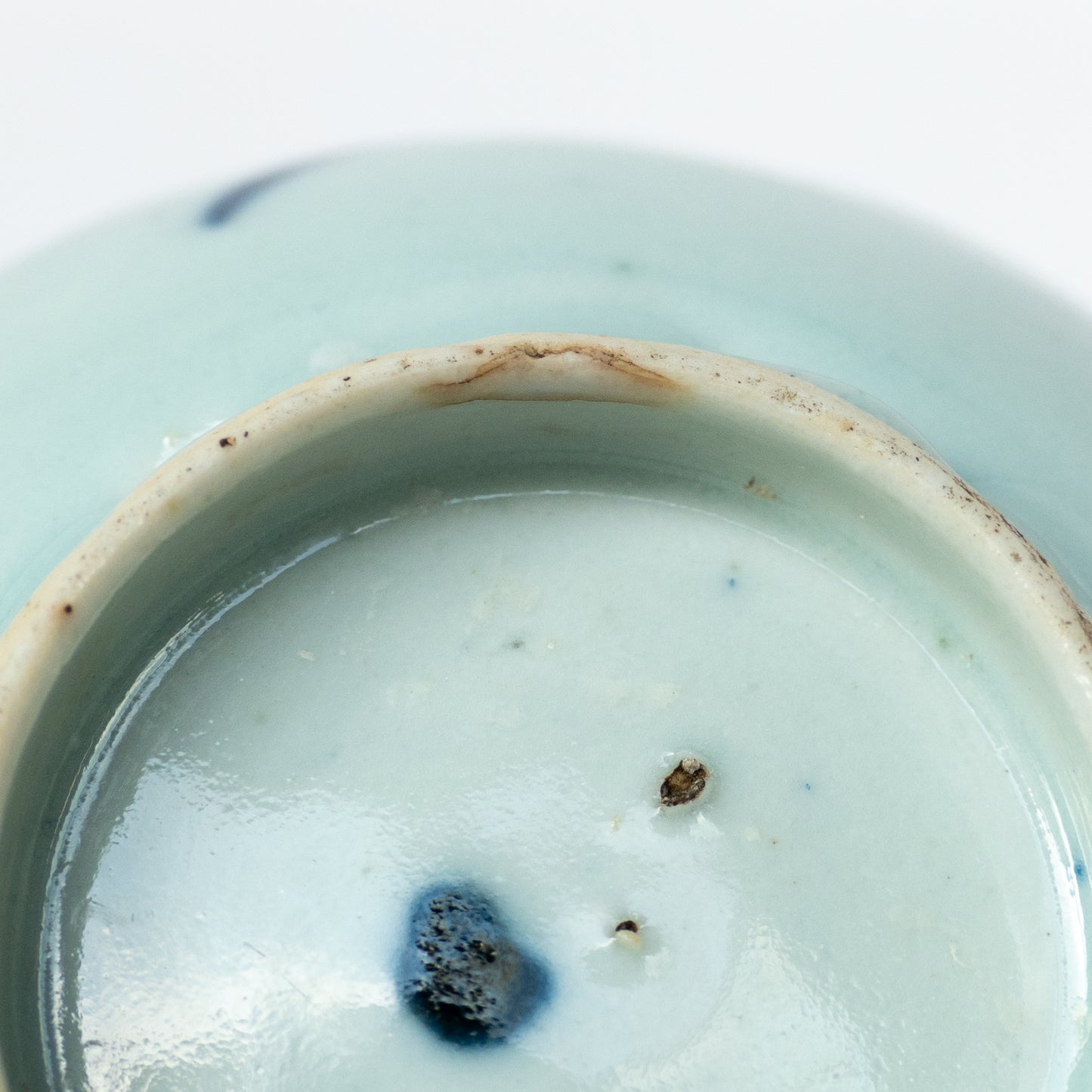 8-8.4cm Qing Dynasty Bird Cup Saucer