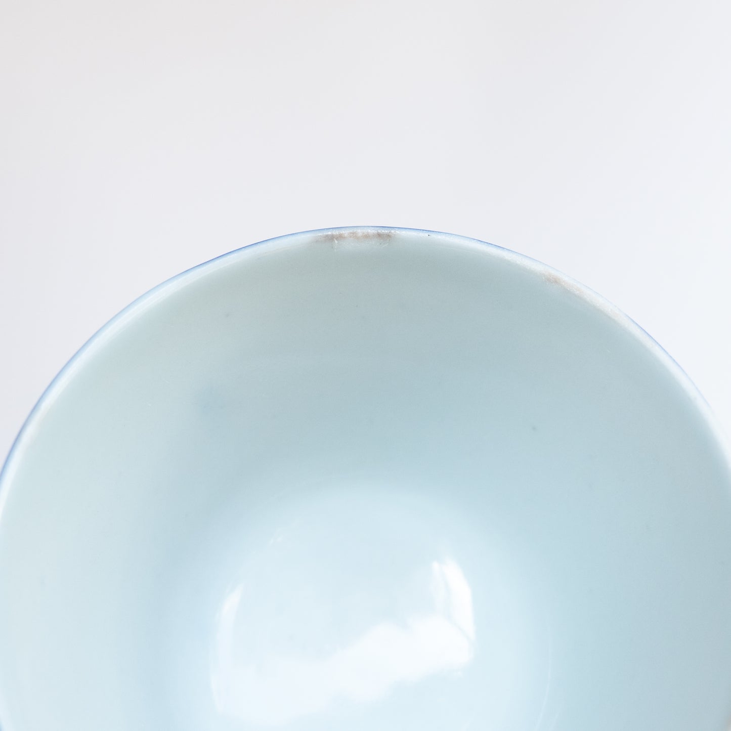 80-90ml Late Qing Dynasty Large Blue Line Cup