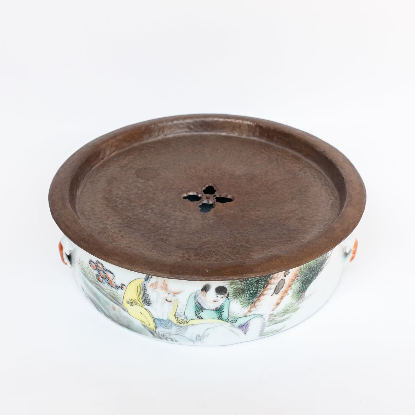 21cm Antique Handmade Tea Tray